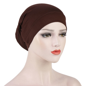 <span class=keywords><strong>Turban</strong></span> pré-noué en jersey de coton pour femmes, bonnet <span class=keywords><strong>chimio</strong></span> pour la perte de cheveux - Product Image 5