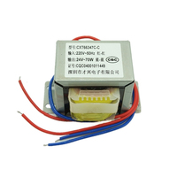 Transformateur d'alimentation EBY 70W, transformateur audio EI66 DB-70VA 220V AC simple/double 6V/12V/18V/24V, amplificateur basse fréquence isolé