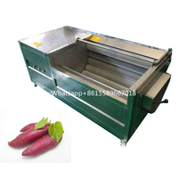 Machine à laver et éplucher pommes de terre, portable, commerciale, pour carottes, gingembre, taro, cassava