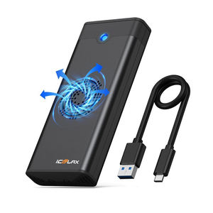 Case Esterno per Disco Rigido con Ventola USB 3.0 Tipo-C SATA SSD M.<span class=keywords><strong>2</strong></span> NGFF/NVME Dual Protocol SSD 2024 Vendita Calda - Product Image 3