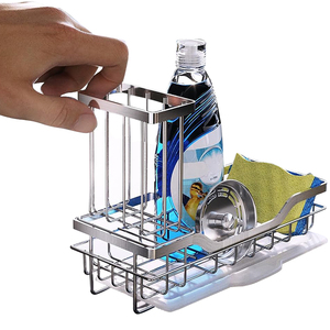Dispensador de jabón para platos y soporte de esponja bonito para organizador de fregadero de cocina Caddy fabricante esponja maquillaje funda de silicona - Product Image 4
