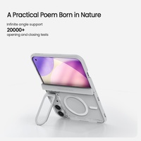 Étui magnétique Nillkin Lceblade Prop avec support d'objectif pour iPhone Duo 5G, étui transparent pour téléphone avec charge sans fil