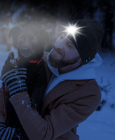 NUEVO DISEÑO Auriculares inalámbricos Gorros de invierno de punto Lámpara de cabeza Gorro musical iluminado Gorro Camo LED Linterna Gorro con luz