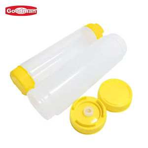 Chai đựng gia vị nhựa dùng một lần, có logo tùy chỉnh, chất lượng thực phẩm, dành cho nhà hàng, bếp ăn, tương ớt, nước sốt salad, hệ thống FIFO, vòi bóp - Product Image 3