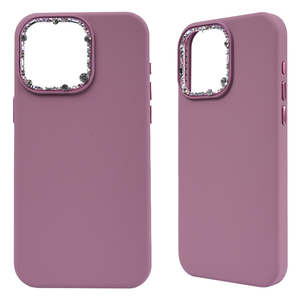 เคสโทรศัพท์สุดหรูสำหรับ iPhone ones เคสโทรศัพท์ซิลิโคนเหลวพร้อมที่ป้องกันเพชรตกแต่ง fundas silicona carcasas Para celular - Product Image 5