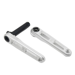 Pédalier de vélo pliant en alliage d'aluminium léger pour axe de 24 mm, route et gravel, avec pignon à 3 dents - Product Image 1