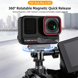 Adaptateur magnétique à dégagement rapide pour caméra d'action Insta360 <span class=keywords><strong>X5</strong></span>/Ace <span class=keywords><strong>Pro</strong></span> 2, support de trépied pour DJI Action 6/5pro/4/3 Nano - Product Image 3