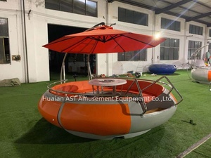 Barco a pedal <span class=keywords><strong>submarino</strong></span> con motor eléctrico, bote de pontón con motor de agua de salsa Tug, catamaman, sushi, barbacoa transparente, donut, parrilla - Product Image 6