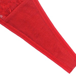 Natale lettere rosse personalizzate cravatta laterale taglie libere Sexy perizoma per le donne - Product Image 5