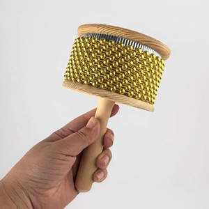 Cabasa dorée en bois, instrument de percussion portatif, instruments d'accompagnement africains pour la performance musicale, vente en gros - Product Image 4