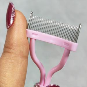 Peigne à cils séparateur de cils, brosse à <span class=keywords><strong>mascara</strong></span>, peigne à <span class=keywords><strong>mascara</strong></span> en strass brillant, applicateur de <span class=keywords><strong>mascara</strong></span> à arc avec couvercle - Product Image 3