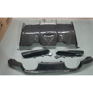 Углеродное волокно, задний рассеиватель губ, спойлер, бампер, защита подбородка для BMW F80 M3 F82 F83 M4 2014-2018, Стайлинг автомобиля - Product Image 6