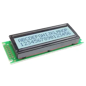 شاشة عرض وحدة LCD1602 بأبعاد 16 × 2 وشاشة عرض مصفوفة نقطية Lcd 1602