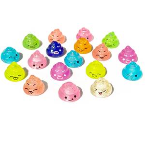 Kalem kapağı küçük oyuncak TPR malzemesi benzersiz sevimli Poo Emojis kalem kap kapsül kalem kapağı oyuncaklar birden stilleri için otomat - Product Image 2