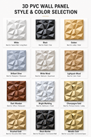 Panel de Pared 3D de PVC con Patrón en Relieve, Decoración de Lujo para Hoteles, Bares y Restaurantes WYRAX