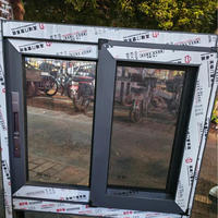 Ventanas Corredizas Modernas Personalizadas de Doble Acristalamiento de Aleación de Aluminio con Persianas para Uso Exterior en Hoteles y Salas de Estar