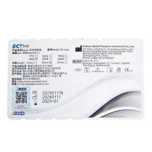 Limas Rotatorias NiTi SOCO SC <span class=keywords><strong>Plus</strong></span> Activadas por Calor 21 25 31mm Súper Corte Anti-Fatiga Anti-Rotura para Endodoncia y Conductos Radiculares - Product Image 1