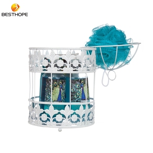 Bán Hot Valentine lồng bao bì con công màu Xanh cơ thể sương mù sắt Kệ <span class=keywords><strong>spa</strong></span> tắm Bộ quà tặng - Product Image 3