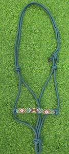 Cabestro de cuerda de cuentas trenzado a mano con cuentas lisas profesionales con cuerda Extra fuerte para montar a caballo de proveedor indio - Product Image 2