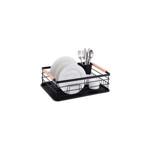 Porta piatti con porta posate per utensili organizzatore pratico per stoviglie da cucina e - Product Image 1