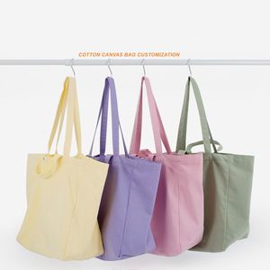 Sacs fourre-tout en coton réutilisables personnalisés, imprimés avec un logo professionnel, mignons, imprimés à l'écran, promotionnels, couleurs mélangées, pour Noël - Product Image 2