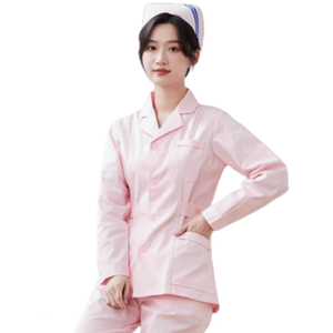 <span class=keywords><strong>Mezza</strong></span> cappotto bianco estivo uniforme da lavoro per gli uomini sottile separato camicia da infermiera dentale per i medici nelle cliniche ospedaliere - Product Image 5