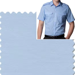 Tela de Spandex T/C/SP 45 * 100D + 40D tela tejida de popelina para hombre mujer Camisas uniforme escolar productor de Tela Gris - Product Image 1