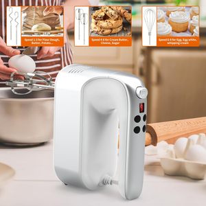 Batidora de mano y de mesa de acero inoxidable para repostería con tazón, ideal para amasar pan y pasteles en el hogar y la cocina. - Product Image 2