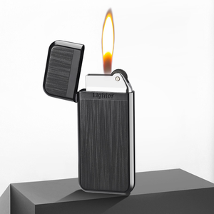 Briquet à cigarettes <span class=keywords><strong>Vp</strong></span>, produit phare, portable, en forme de barre d'or, au butane, avec logo personnalisable, à silex - Product Image 5