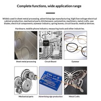 Machine de découpe laser CNC de petit format pour métaux de précision, acier inoxydable, acier au carbone, plaque d'aluminium, avec fonction de perçage laser