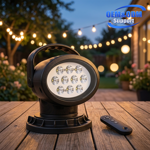 Faro de Búsqueda Marino LED Súper Brillante ECE de 7 Pulgadas y 50 W, IP66, Resistente al Agua, Rotación de 360 Grados, Control Remoto, para Emergencias Todoterreno - Product Image 1