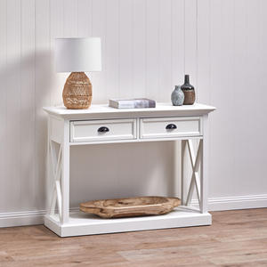 Combohome Home Furniture <span class=keywords><strong>Table</strong></span> <span class=keywords><strong>console</strong></span> européenne classique vintage en bois 2 tiroirs pour salon entrée couloir - Product Image 2