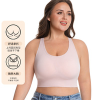 Soutien-gorge de sport sans fil respirant et confortable à maintien élevé, dos élégant, grande taille, idéal pour la course et le fitness, couche de base estivale