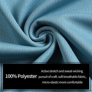 Мужской спортивный костюм для футбола: футболка с длинным рукавом и шорты, 100% полиэстер, комплект из 2 предметов, быстросохнущая ткань - Product Image 4