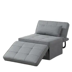 4 في 1 سرير متعدد الوظائف قابل للطي مسند للقدمين كرسي حديث قابل للتحويل قابل للتعديل مسند ظهر سيبينغ لغرفة المعيشة