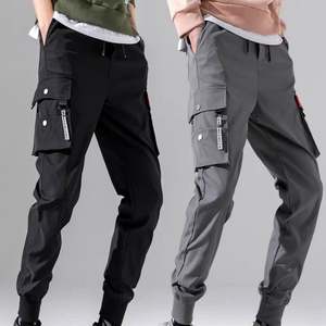 I-0277 Vente en gros de pantalons fins pour hommes, pantalons longs tendance, pantalons cargo, pantalons décontractés multi-poches pour hommes - Product Image 1
