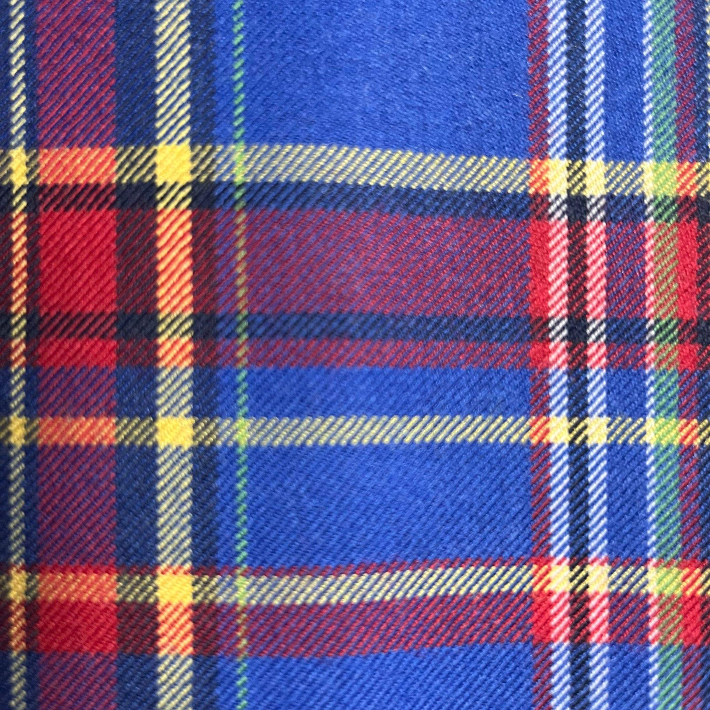 100 Wool Tartan Fabric Premium Scottish Plaid Materials