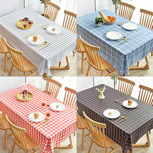 Nappe en PVC à carreaux, motif rectangulaire, imperméable, résistante à la chaleur, pour usage domestique - Product Image 2