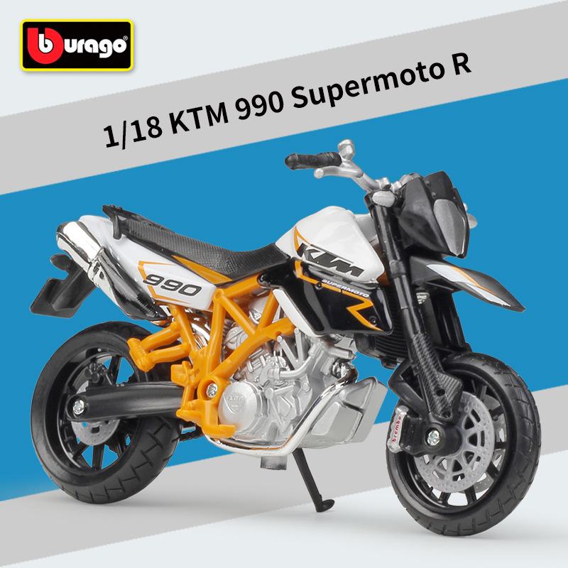Ktm 990 supermoto r blanc
