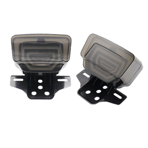 Frein de direction modifié de haute qualité 12V flux Flash RGB indicateur de direction d'arrêt Led feu arrière de moto avec <span class=keywords><strong>masque</strong></span> PC - Product Image 1