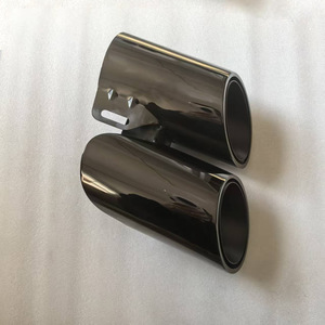 Punta de escape para Panamera 2017, tubo universal de acero inoxidable de triple capa, compatible con Porsche. - Product Image 3