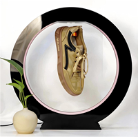 Expositor de Levitación Magnética Acrílico Flotante Giratorio 360° con Luz Led Creativa para Zapatos y Botellas de Vino de Tamaño Personalizado
