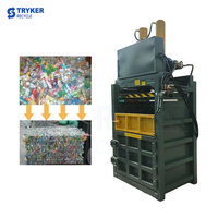 Compacteur vertical hydraulique pour emballage de cartons et bouteilles en aluminium, plastique et carton ST-VD100