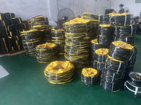 Conduit d'air flexible en PVC ignifuge en spirale de 600 mm x 5 m pour tunnel, laboratoire, sous-sol
