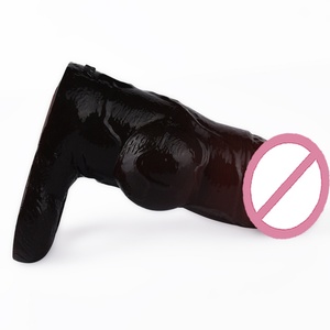 SXXY Lifelike Realistic Male Penis Enlargement Device Knot With Anti-drop Silicone Cock Cover Extender Sex Toy for Couples - Product Image 5