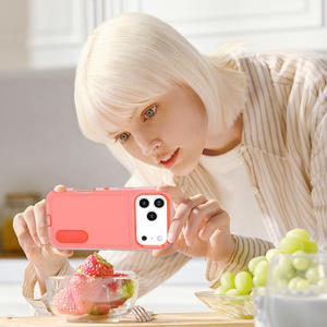 Funda para <span class=keywords><strong>iPhone</strong></span> 17 Pro Max, 3 en 1, Protección Contra Caídas con Soporte, Funda Protectora para Teléfono Móvil para <span class=keywords><strong>iPhone</strong></span> 17 Pro Max 16e 15 14 - Product Image 6