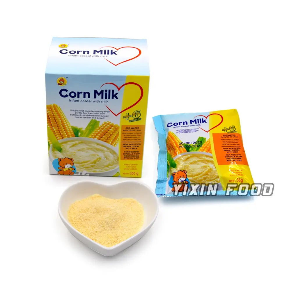 35g sweet instant baby cereal corn milk powder