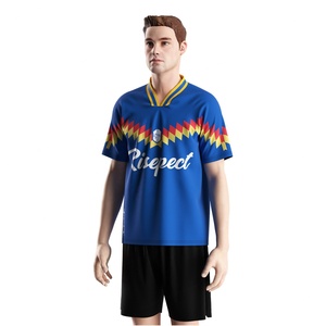 Camiseta Deportiva de Fútbol con Cuello en V y Cuello Polo, Hecha de Tela Ventilada para Torneos y Calentamiento - Product Image 2