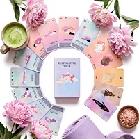 Cartes de tarot éducatives personnalisées avec bordure dorée |   Jeu de cartes d'art en boîte rigide pour la divination, les cadeaux et le divertissement familial