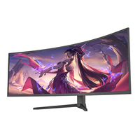 Moniteur PC Gaming Incurvé 5K de 49 Pouces LED 165 Hz Sans Bordure, Grand Écran d'Ordinateur pour Gamers (Vente en Gros)
